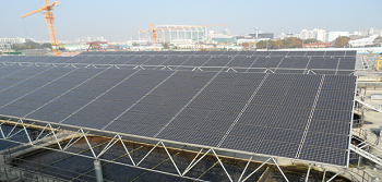 중랑물재생센터 : 태양광 발전시설