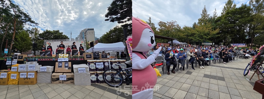 ▲17일 당산공원에서 열린 행복 음악회/이미지=임헌호 구의원 페이스북 갈무리