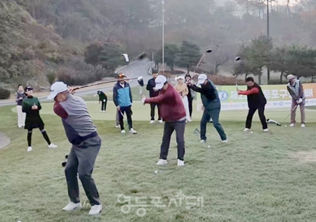 ▲ 경기 모습/이미지=영등포구 골프협회 제공