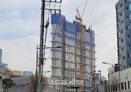▲영등포구 한 공사 현장/영등포시대 db