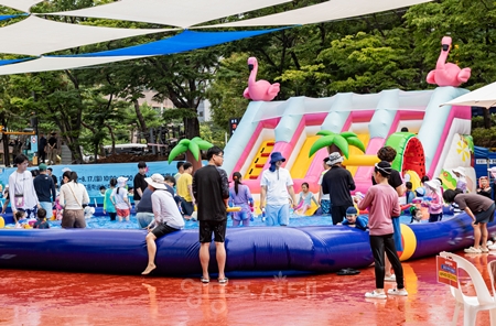 ▲2025년 운영된 물놀이장 ⓒ영등포구  