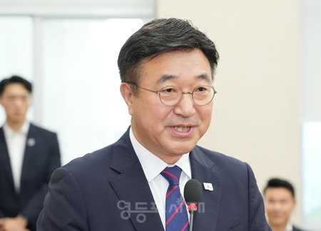 ▲윤호중 행정안전부 장과 ⓒ영등포시대 DB