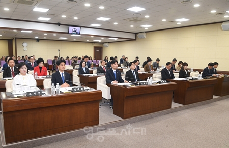 ▲10월 23일 개최된 영등포구의회 제272회 임시회 제1차 본회의 ⓒ영등포구의회
