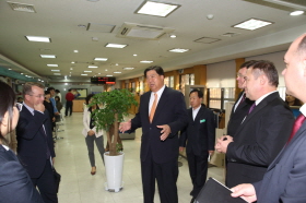 조길형 구청장과  러시아 방문단