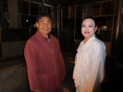 창무마루터 반찬호 회장(62세)과 단장(좌측)