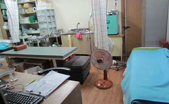 진료소 내부 모습     &copy;이재열 