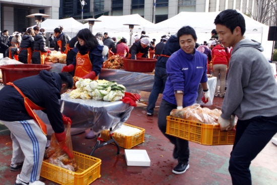 사랑의 김장 나누기 행사