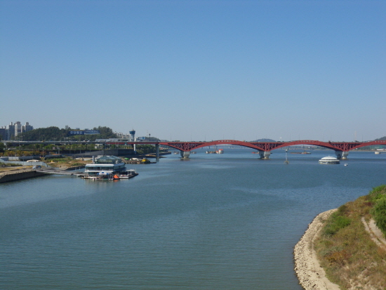 양화대교에서 바라본 한강