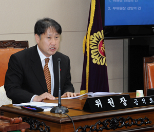 경전철 특위 위원장 공성호 의원