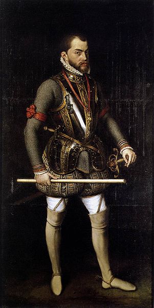 ▲ King PhilipII of Spain    