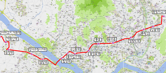 N26번 노선도 및 운행계통