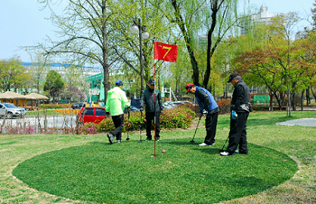 서울종합운동장 파크골프장 전경