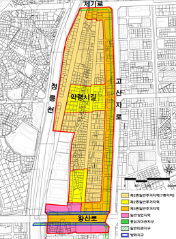 서울약령시 한방특정개발진흥지구 결정도