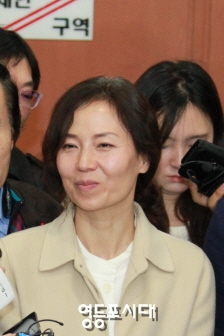 국민모임 오민애 대변인은 3일 국회에서 기자회견을 열고 “4·29 보궐선거에서 독자 후보를 내겠다”고 밝혔다. &copy;안영혁 기자 