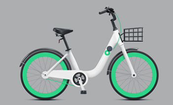 기본형 자전거 산뜻한 친환경 그린컬러 