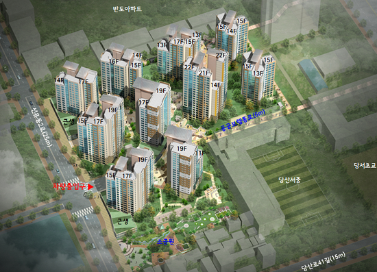 영등포구 유원제일2차아파트 재건축정비 조감도