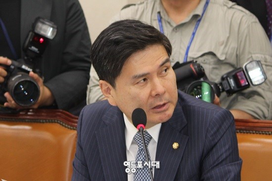 바른미래당 지상욱 의원이 발언을 하고 있다.Ⓒ영등포시대 