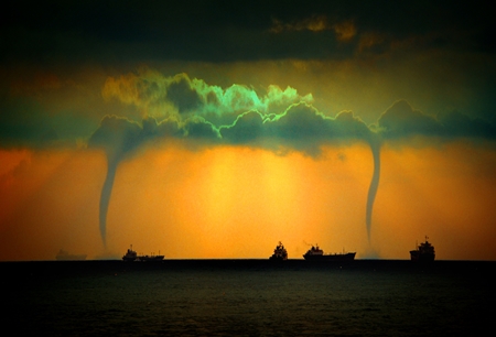 대상을 차지한 김택수의 용오름 