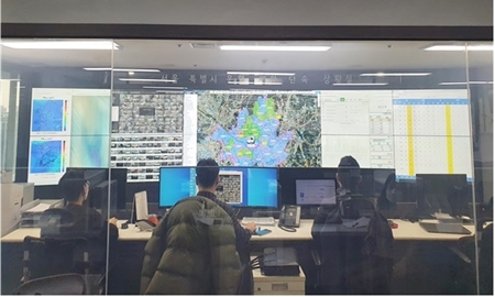 ▲운행제한 단속 상황실