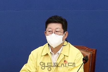 ▲박재호 비상대책위원이 “우리 국민은 윤석열 정부에 대해 큰 실망을 했다”라고 에둘러 윤석열 정부의 폭우 대응을 비판하고 있다. Ⓒ영등포시대