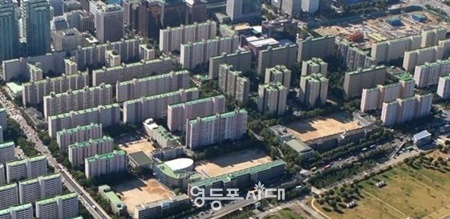 ▲여의도 재건축 사업 아파트 일대./이미지=영등포구청 제공