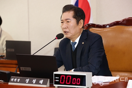 ▲정청래 법사위 위원장