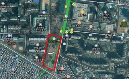 ▲문래근린공원 지하공간 복합개발 사업 위치도./이미지=영등포구 제공