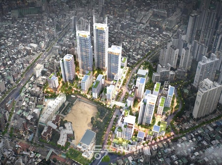 ▲신길2구역 도심공공주택 복합사업 조감도. ⓒ영등포구 제공