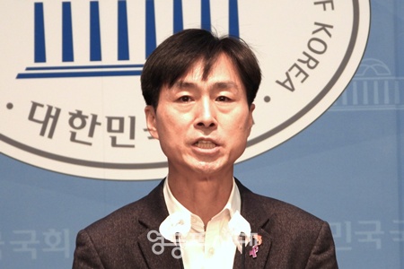 ▲한창민 사회민주당 대표. ©영등포시대