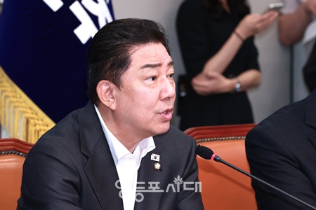 ▲김병기 더불어민주당 원내대표. ©영등포시대