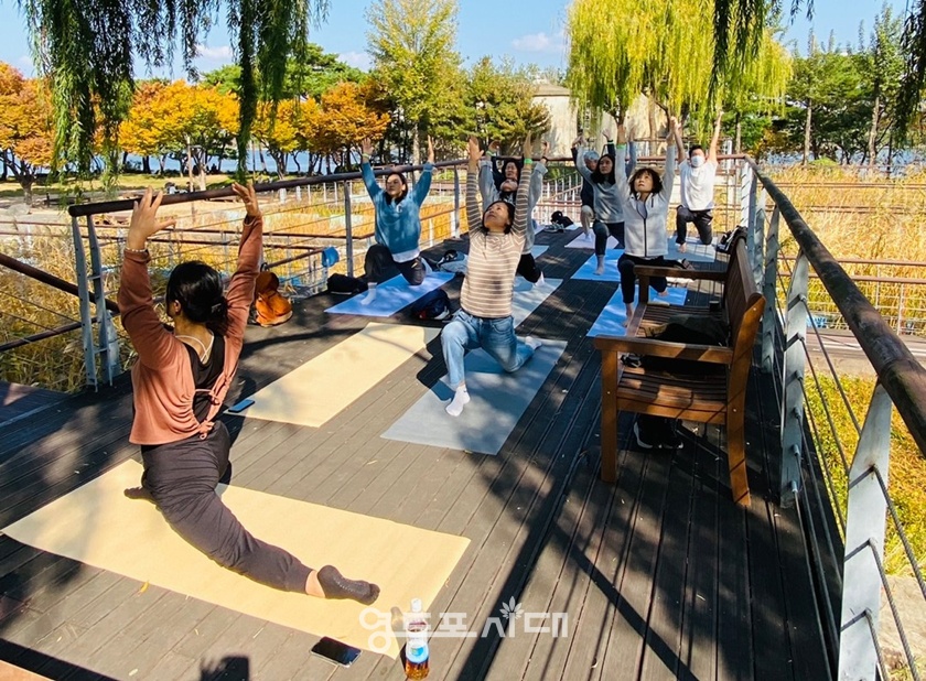 ▲선유요가. ⓒ서울시 제공