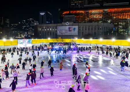 ▲2025년 서울광장 스케이트장 전경/이미지=서울시 제공