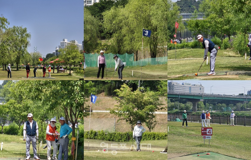 ▲대회에 출전한 선수들이 승부를 겨루고 있다.ⓒ영등포시대