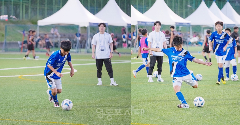 ▲2026 전국 초등 축구리그 시도대항전 서울시 대표 선수로 발탁된 데 이어, 2026 화랑대기 국제 유소년축구대회 국내 팀 선수로도 선발된 서유진 선수 ⓒ영등포시대